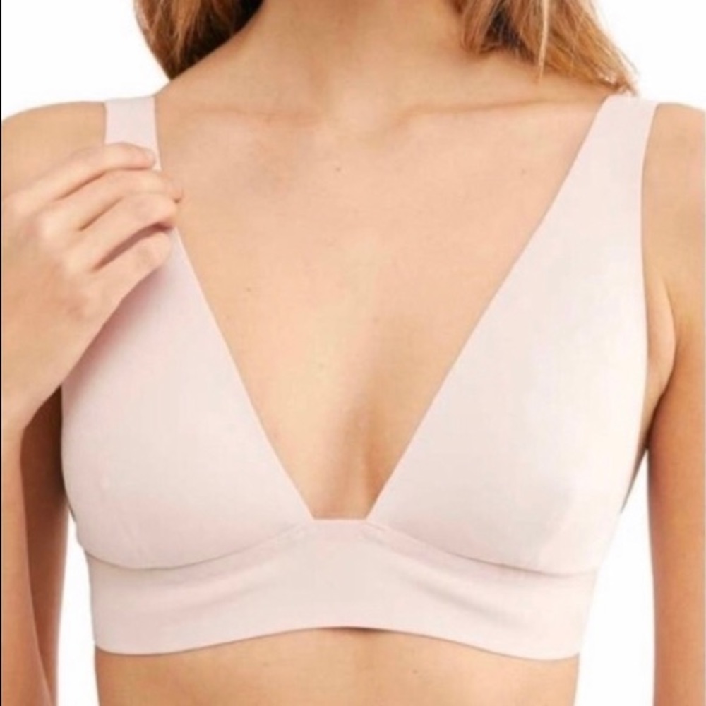 Free People Erin Scuba Bralette in Mooncake.